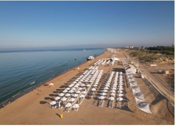 Собственный Пляж отеля Мовенпик Анапа
